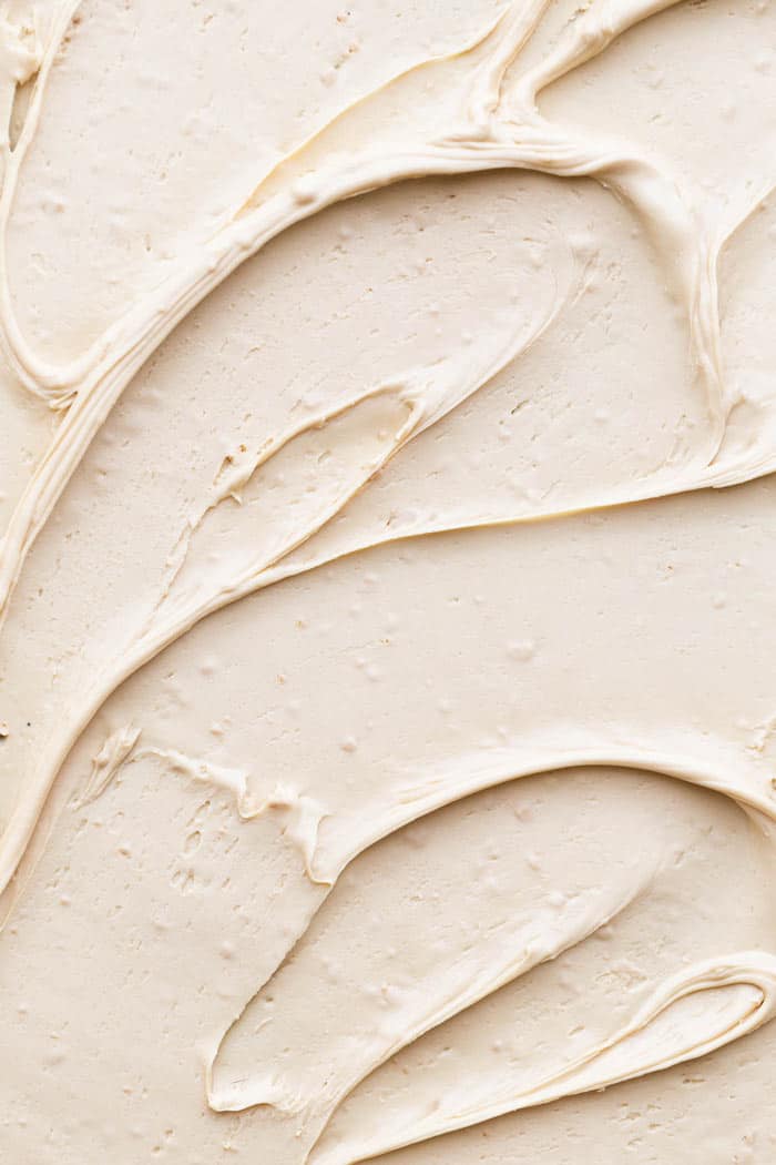 Cream Cheese Filling flavored with Baileys Irish cream ready to add to bundt cake