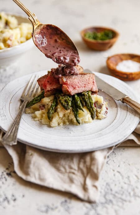 Chipotle Steak Au Poivre - Grandbaby Cakes