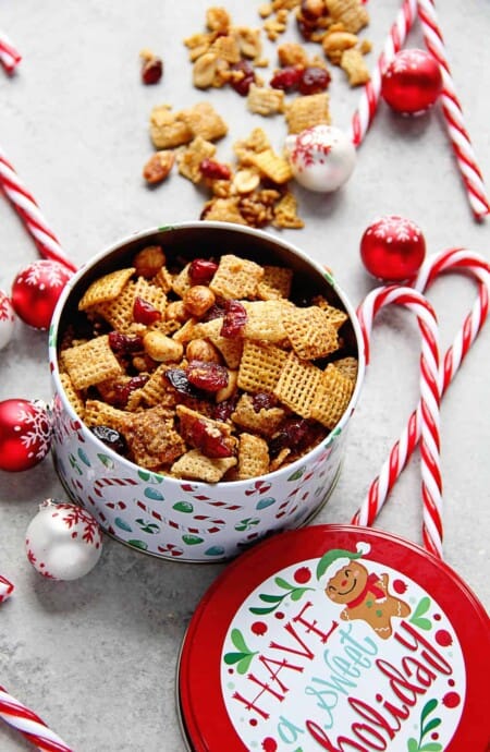 Cranberry Orange Chex Party Mix | Grandbaby Cakes