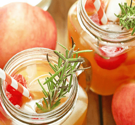 Peach Nectar Punch | Grandbaby Cakes